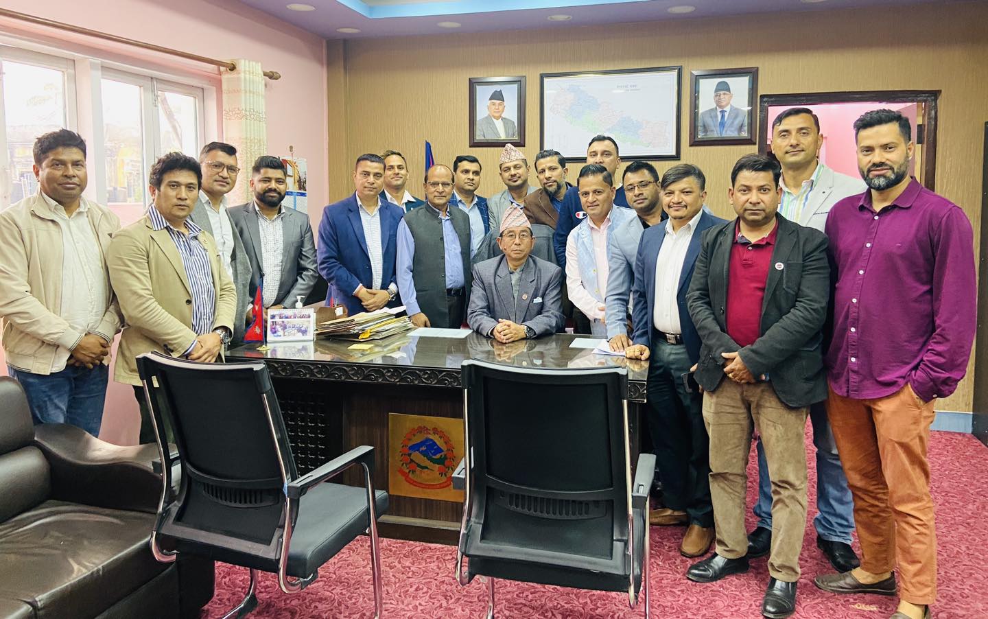 Ierin-Meet Minister of Education Hon. Ashok Kumar Rai