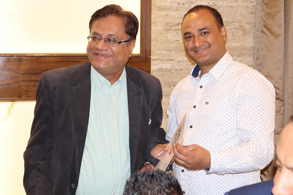 Ierin-Certificate Distribution by president Mr. Kumar Karki